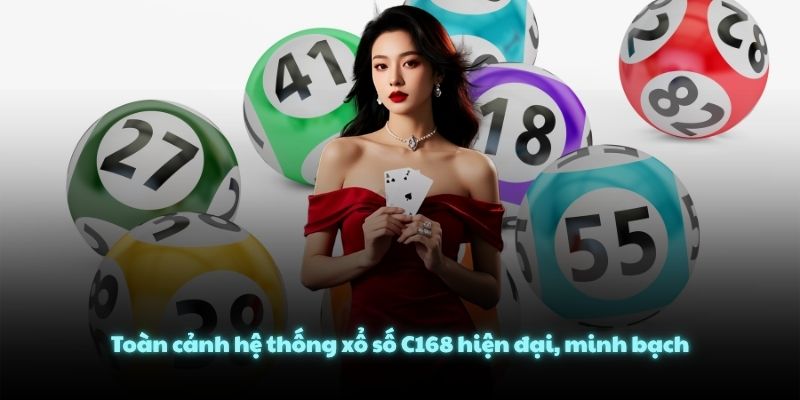 Toàn cảnh hệ thống xổ số C168 hiện đại, minh bạch